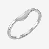 Solo Leaflet Alluring Platinum Ring