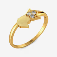 Gleaming Tulip Kids Gold Ring